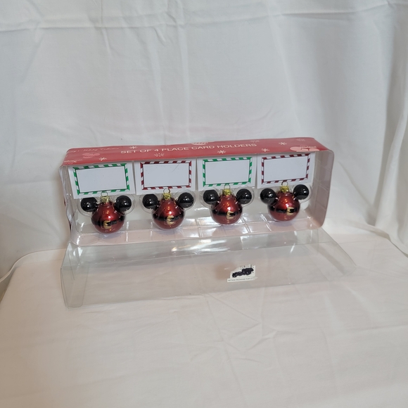 Mickey Mouse Christmas Place Card Holders - Picture 1 of 5